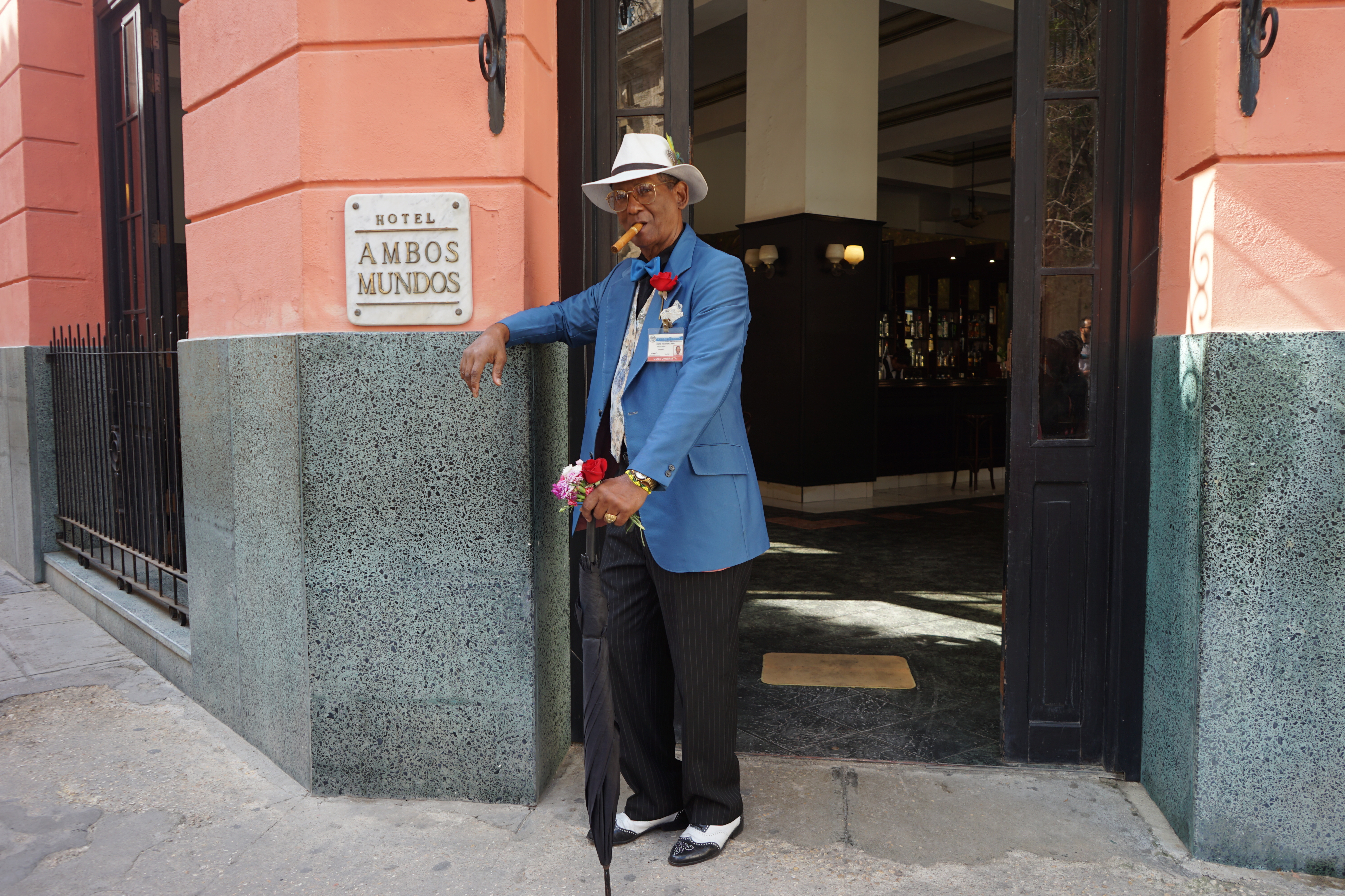 "Don Pepe".  Figurante. Trabajador de La Oficina del Historiador.  La Habana Vieja